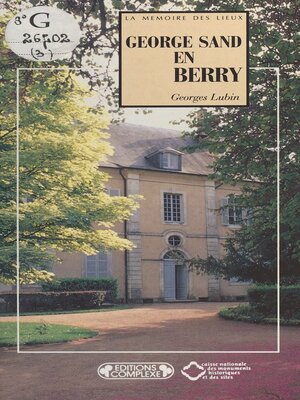 cover image of George Sand en Berry